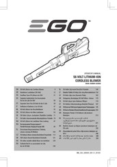 EGO LBX6000 Bedienungsanleitung