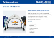 X-Cite Event Tent 10Feet Exclusive Aufbauanleitung