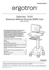 Ergotron StyleView SV42 Cart Benutzerhandbuch