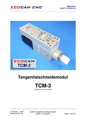 ECOCAM CNC TCM-3 Bedienungsanleitung