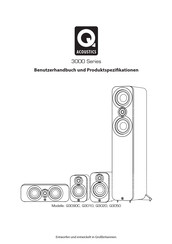 Q Acoustics 3000 Serie Benutzerhandbuch Und Produktspezifikationen