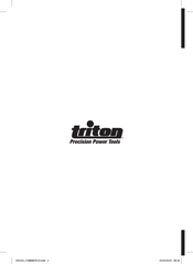 Triton TRA001 Gebrauchs- Und Sicherheitsanweisung