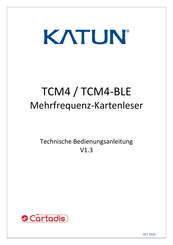 Katun TCM4-BLE Technische Bedienungsanleitung