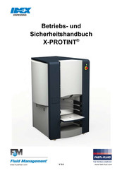 Idex X-PROTINT Betriebs- Und Sicherheitshandbuch