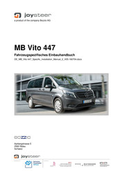 Bozzio Joysteer MB Vito 447 Fahrzeugspezifisches Einbauhandbuch
