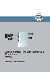 WEISS HP070T Original-Montage- Und Betriebsanleitung