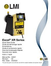 LMI Excel XR Serie Kurzanleitung