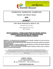 Kremlin-Rexson ATX AIRMIX Betriebsanleitung