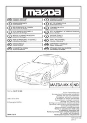 Mazda NA1P V0 540 Einbauanleitung