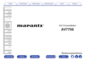 Marantz AV7706 Bedienungsanleitung