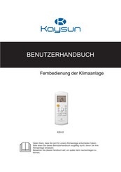 Kaysun KID-03 Benutzerhandbuch