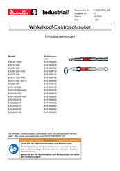 Desoutter EAD32-900 Produktanweisungen