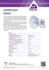 Penton PH30 T Montage - U. Installationsanleitung