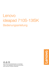 Lenovo 710S-13ISK Bedienungsanleitung
