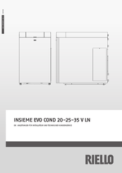 Riello INSIEME EVO COND 35 V LN Anleitungen Für Installateur Und Technischer Kundenservice