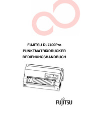 Fujitsu DL7400Pro Bedienungshandbuch
