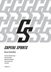 capital sports Helix Comfort Bedienungsanleitung