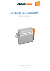 ComLink SMS Transceiver W4 Benutzerhandbuch