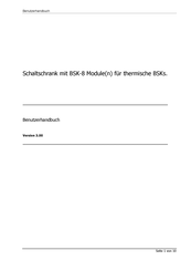 Exhausto BSK-8 Benutzerhandbuch