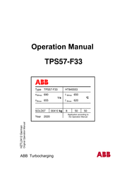 ABB HT845553 TPS57-F33 Bedienungsanleitung