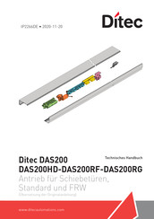 DITEC DAS200-Serie Technisches Handbuch