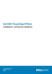 Dell PowerEdge R740xd Installations- Und Servicehandbuch