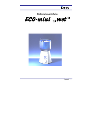 OTEC ECO-mini wet Bedienungsanleitung