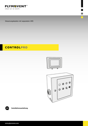 PLYMOVENT ControlPro Installationsanleitung