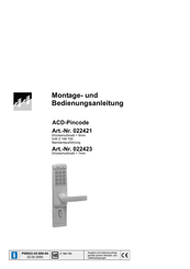 effeff 022421 Montage- Und Bedienungsanleitung
