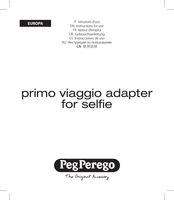 Peg Perego Primo Viaggio Adapter for Selfie Gebrauchsanleitung