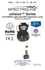 Spectroline uVision Serie Handbuch