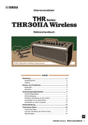 Yamaha THR30IIA Wireless Referenzhandbuch