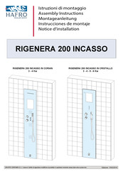 HAFRO RIGENERA 200 INCASSO Montageanleitung