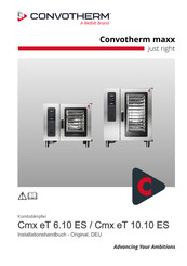 Convotherm Cmx eT 6.10 ES Installationshandbuch