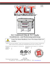 XLT Ovens SmartSolutions X3H-3855-Serie Installations- Und Bedienungsanleitung