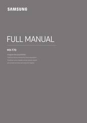 Samsung MX-T70 Handbuch