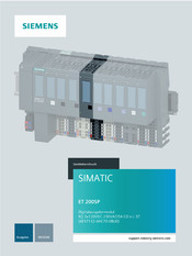 Siemens simatic et 200sp Gerätehandbuch