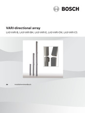 Bosch LA3-VARI-BH Installationshandbuch