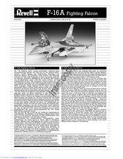 REVELL F-16A Fighting Falcon Montageanleitung