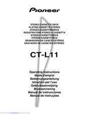 Pioneer CT-L11 Bedienungsanleitung