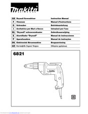 Makita 6821 Betriebsanleitung