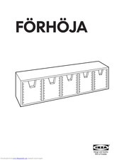 IKEA FÖRHÖJA Montageanleitung
