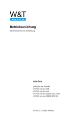 W&T rule.box Digita 2xOu Betriebsanleitung