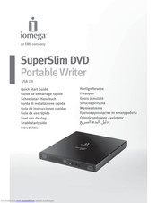 Iomega SuperSlim DVD Schnellstart Handbuch