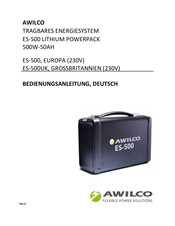 AWILCO ES-500UK Bedienungsanleitung