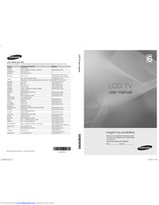 Samsung LE32C630 Handbuch