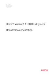 Xerox Versant 4100 Benutzerdokumentation