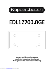 Küppersbusch EDL12700.0GE Montage- Und Gebrauchsanweisung