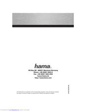 Hama 00102146 Bedienungsanleitung