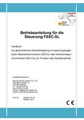 Bavaria Electric FSSC-SL Betriebsanleitung